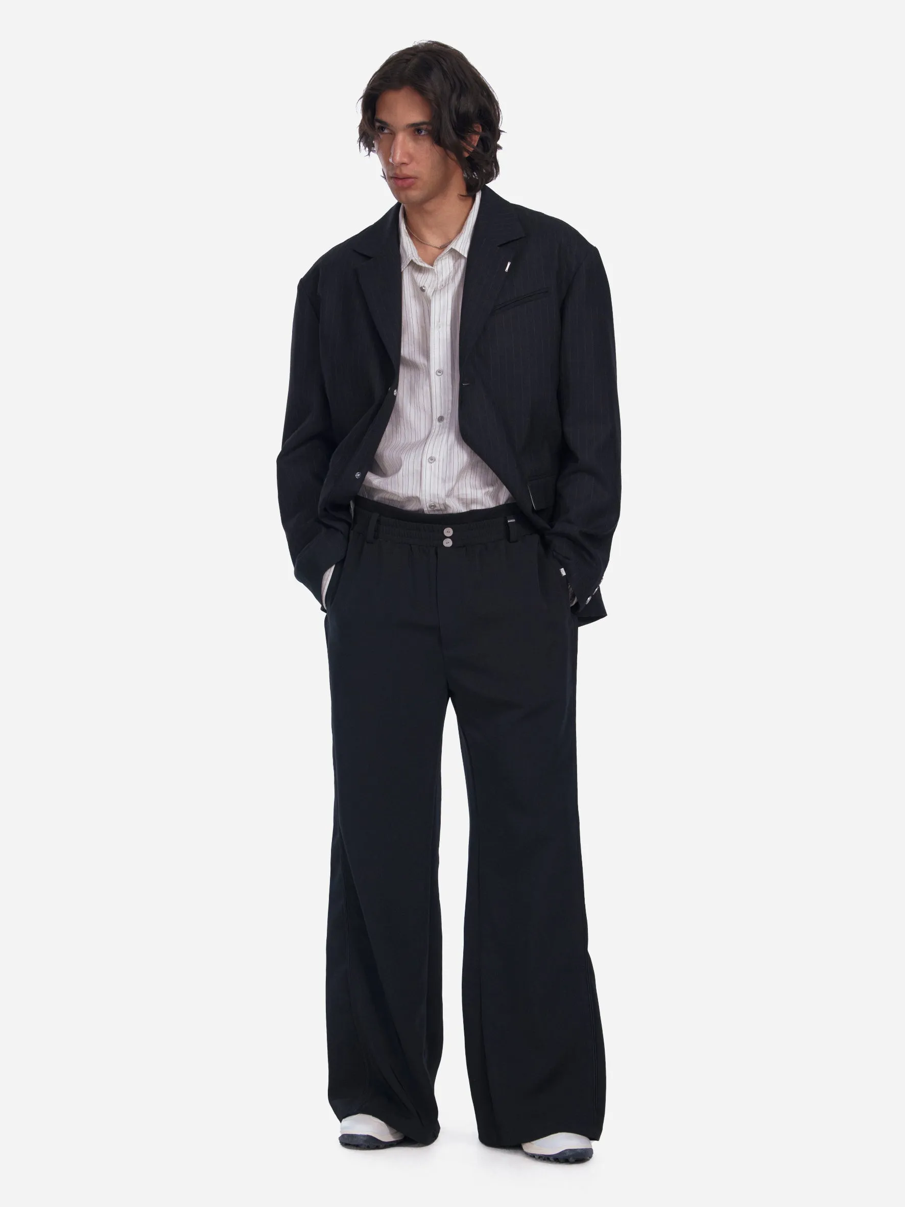 009 - Double Waist Tailored Trackpants