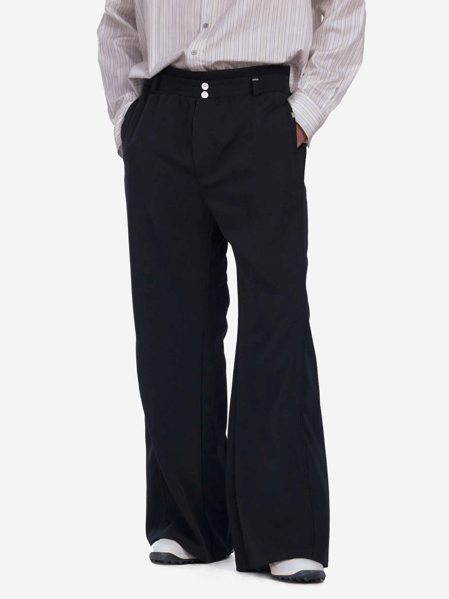 009 - Double Waist Tailored Trackpants