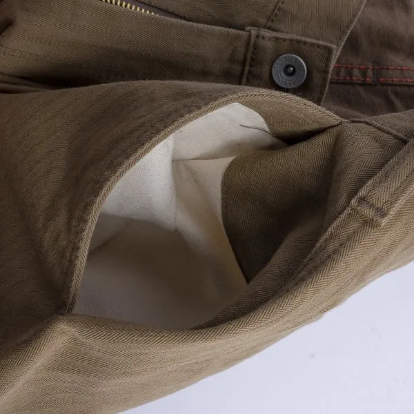 11oz Herringbone Work Pants - Khaki (IH-735-KHA) Tag 30, Hemmed to 31.5''