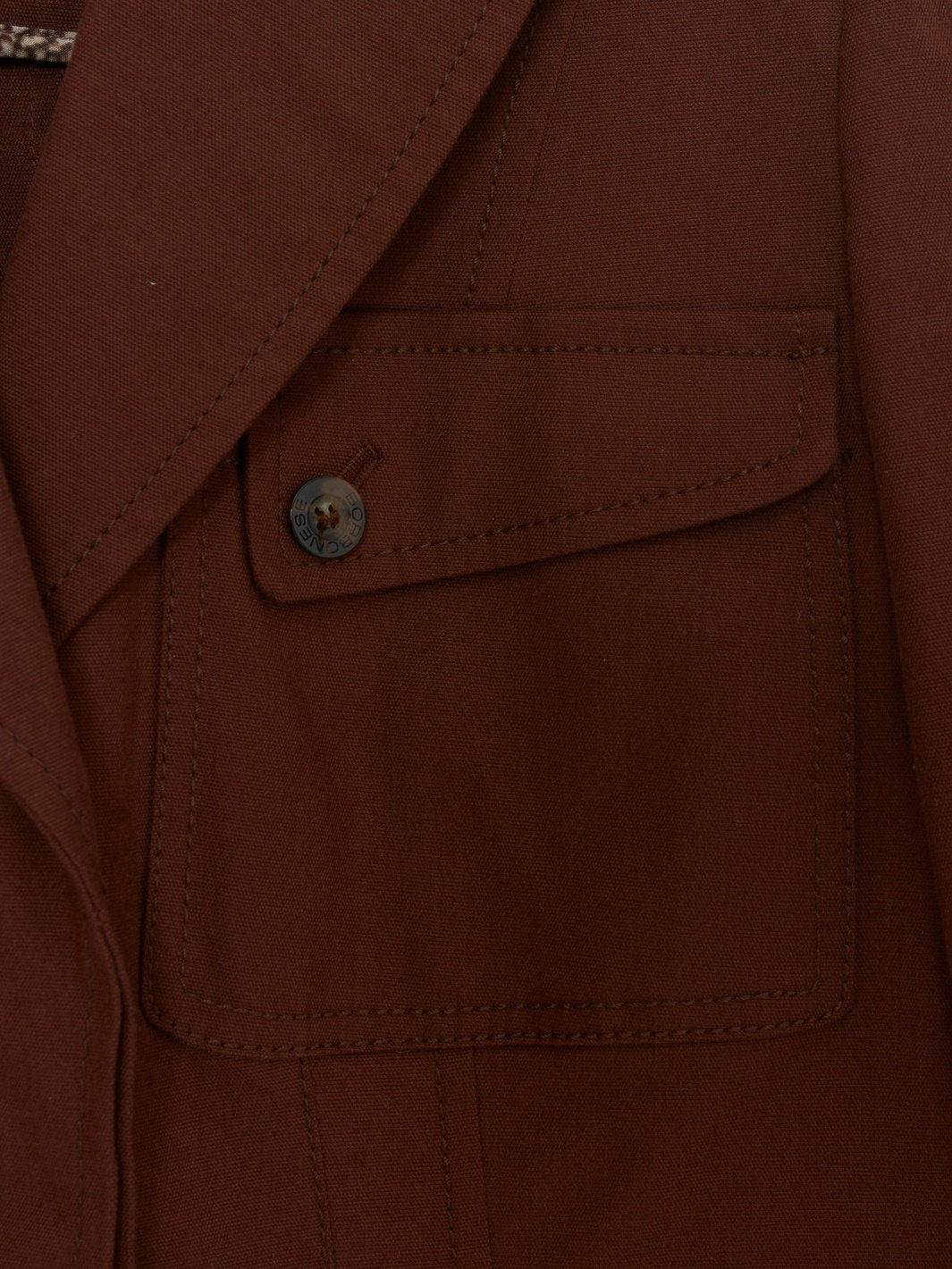 2010 Borbonese suit in brown cotton