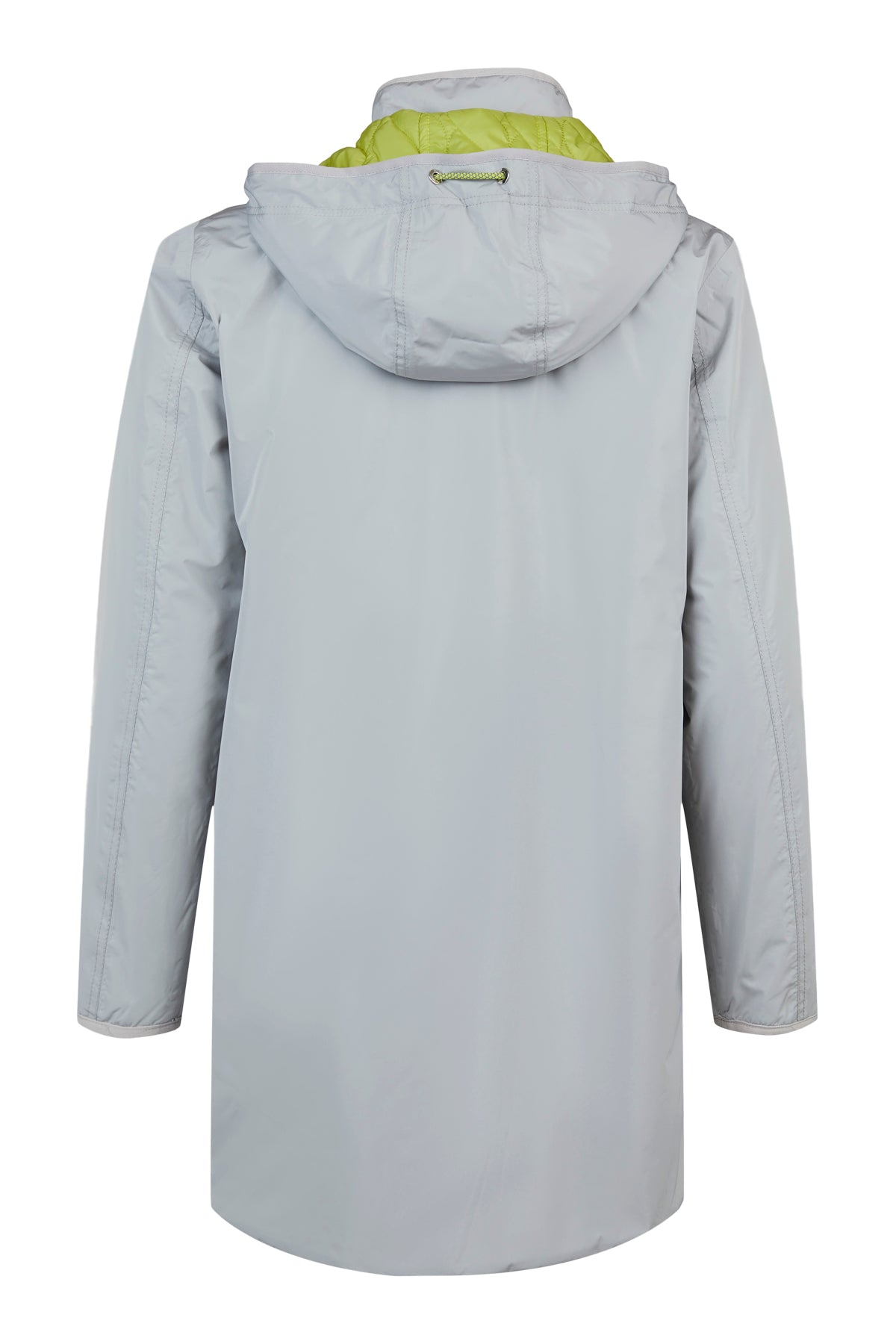 657- Lime/Grey Reversible Rain Coat - Frandsen