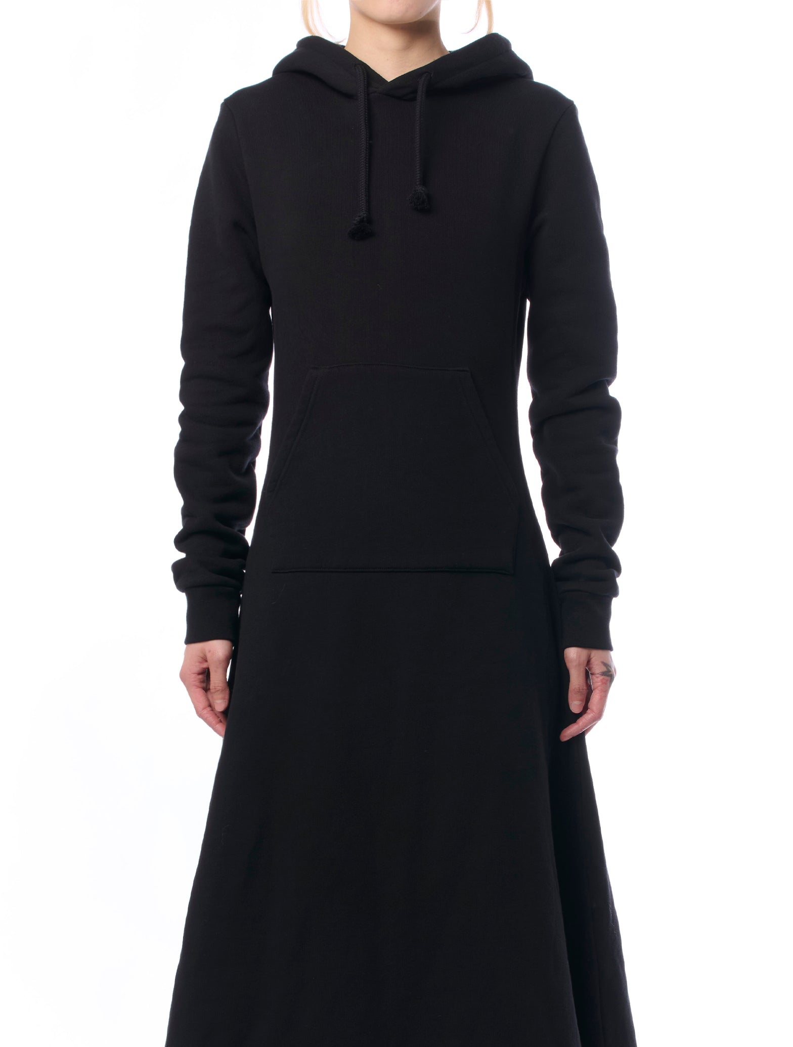 ABRA Black Pagan Hoodie Dress