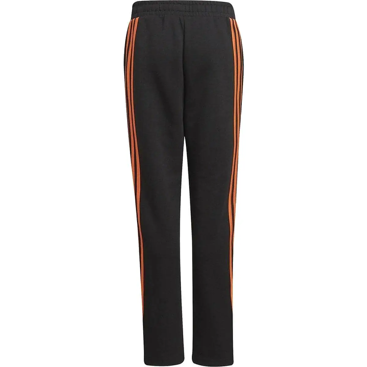 adidas 3 Stripes DoubleKnit Tapered Junior Training Pants - Black