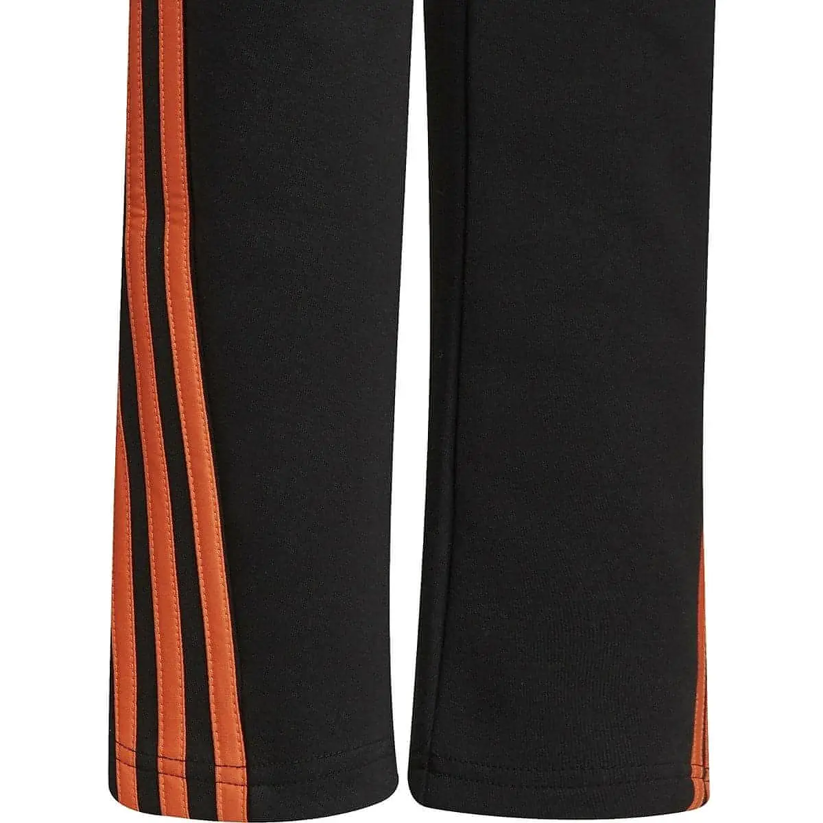 adidas 3 Stripes DoubleKnit Tapered Junior Training Pants - Black