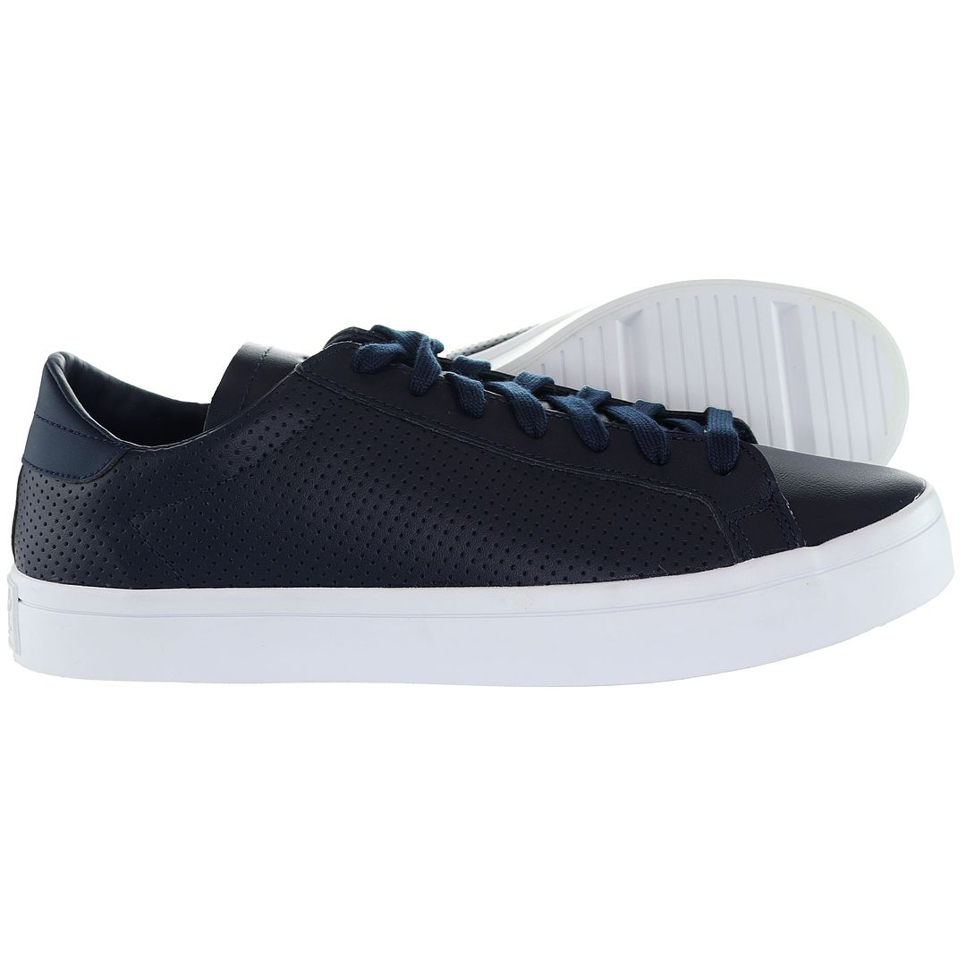 Adidas Court Vantage Mens Blue Trainers