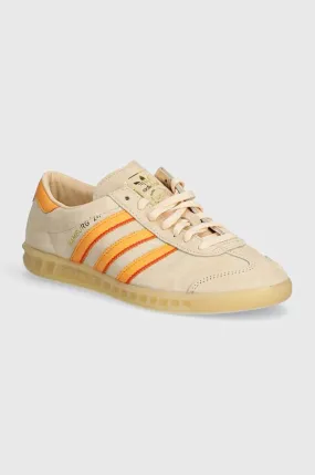 adidas Originals leather sneakers Hamburg 24 beige color IG2109