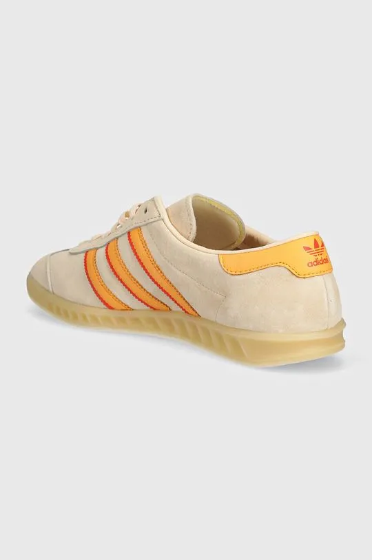 adidas Originals leather sneakers Hamburg 24 beige color IG2109