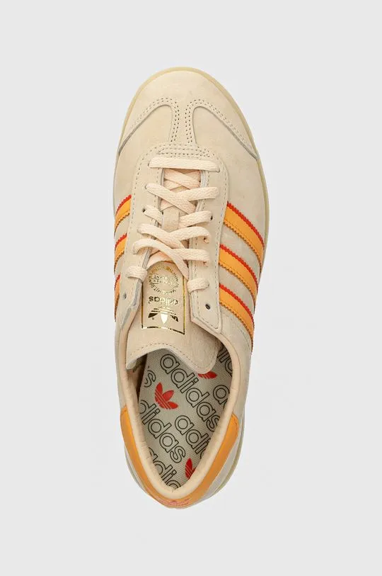 adidas Originals leather sneakers Hamburg 24 beige color IG2109