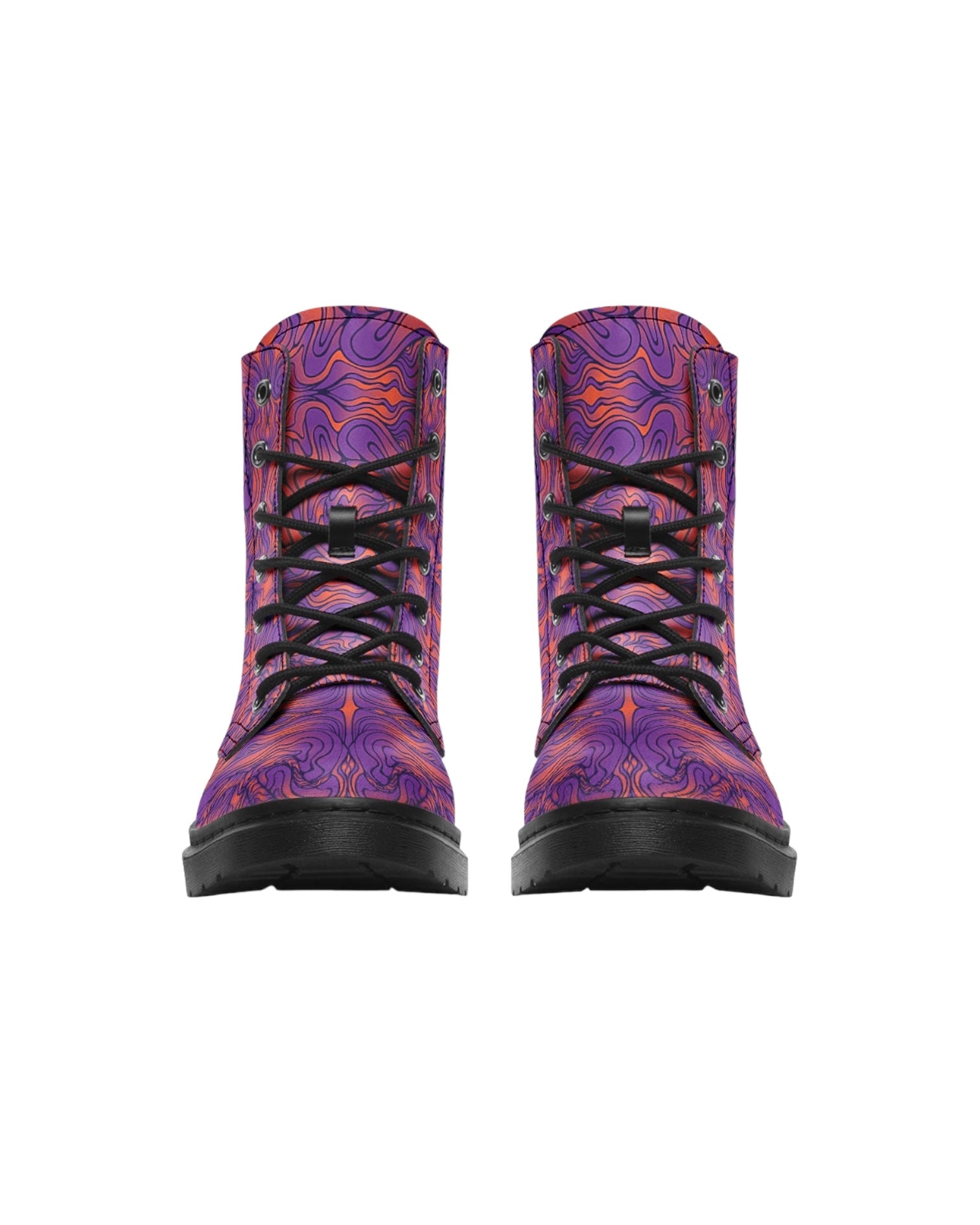 Amethyst Fire Combat Festival Boots