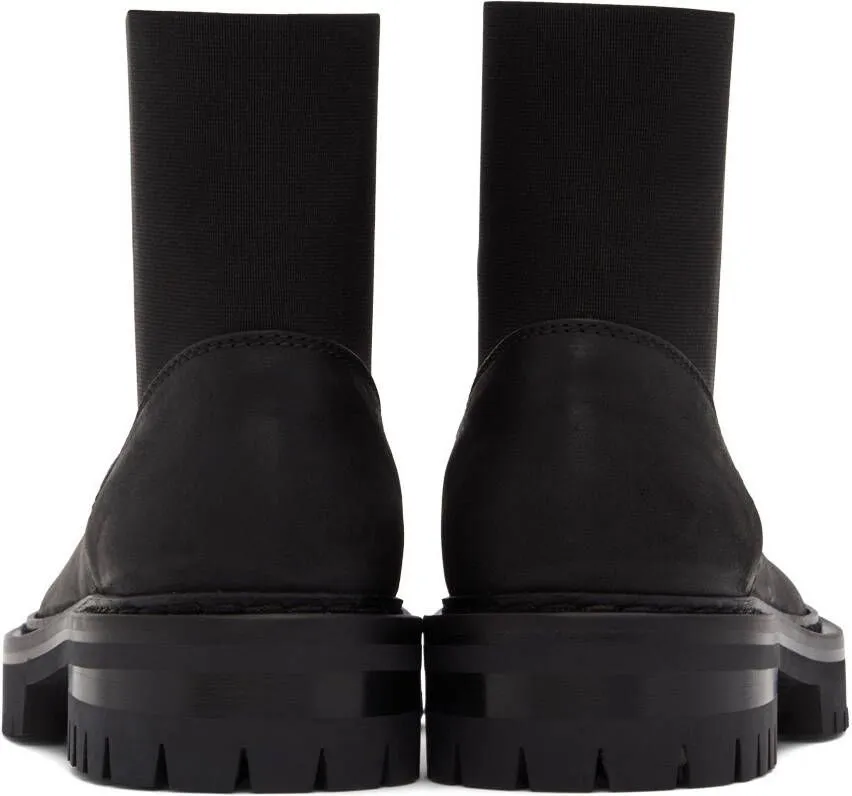 Ann Demeulemeester Black Jean Boots