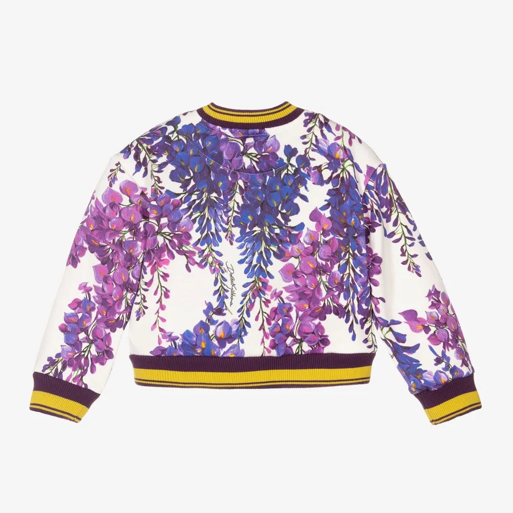 Baby Wisteria Bomber Jacket