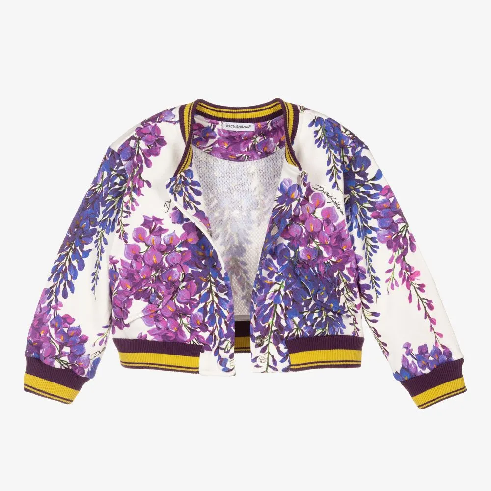 Baby Wisteria Bomber Jacket