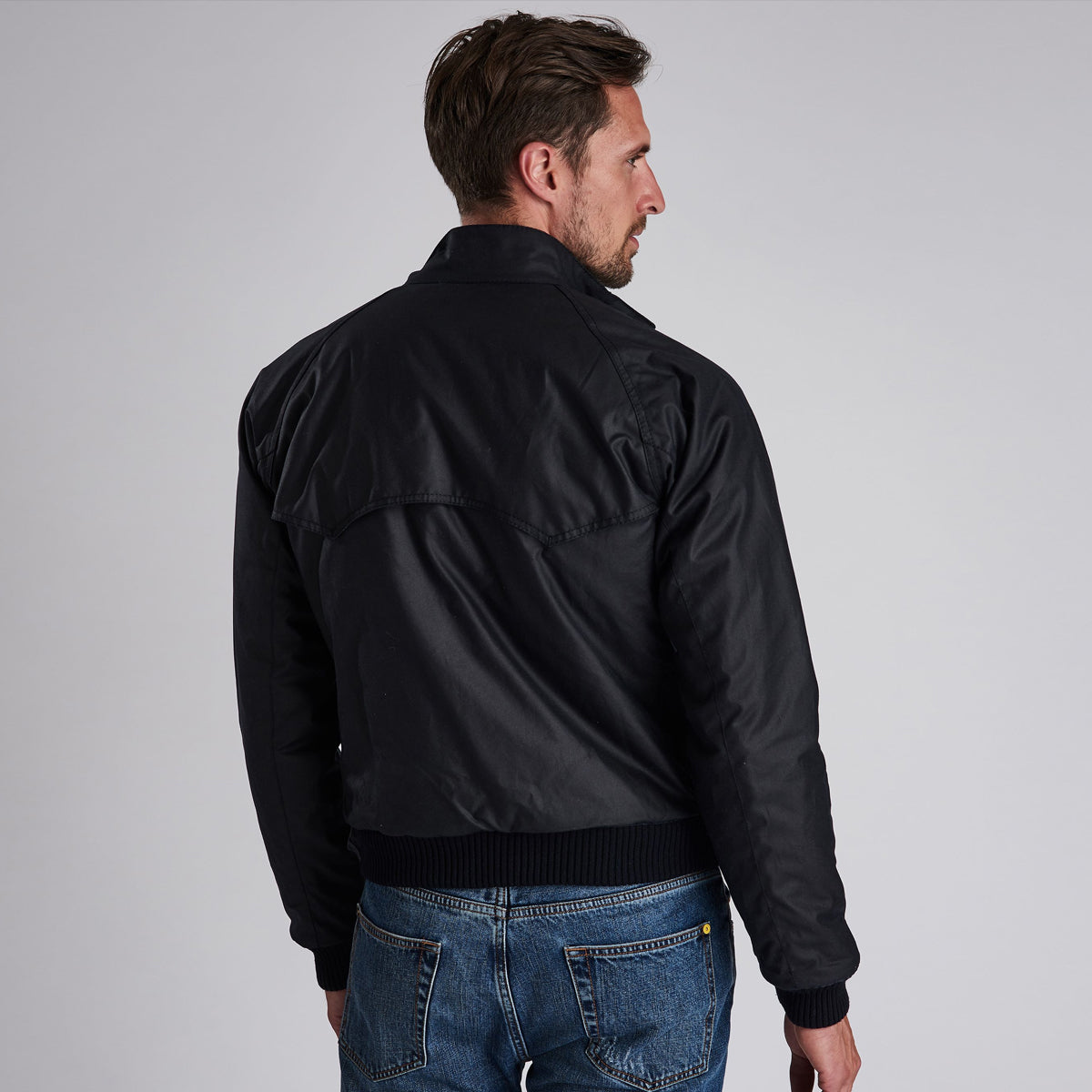 Barbour Intl - Merchant Wax Jacket In Navy