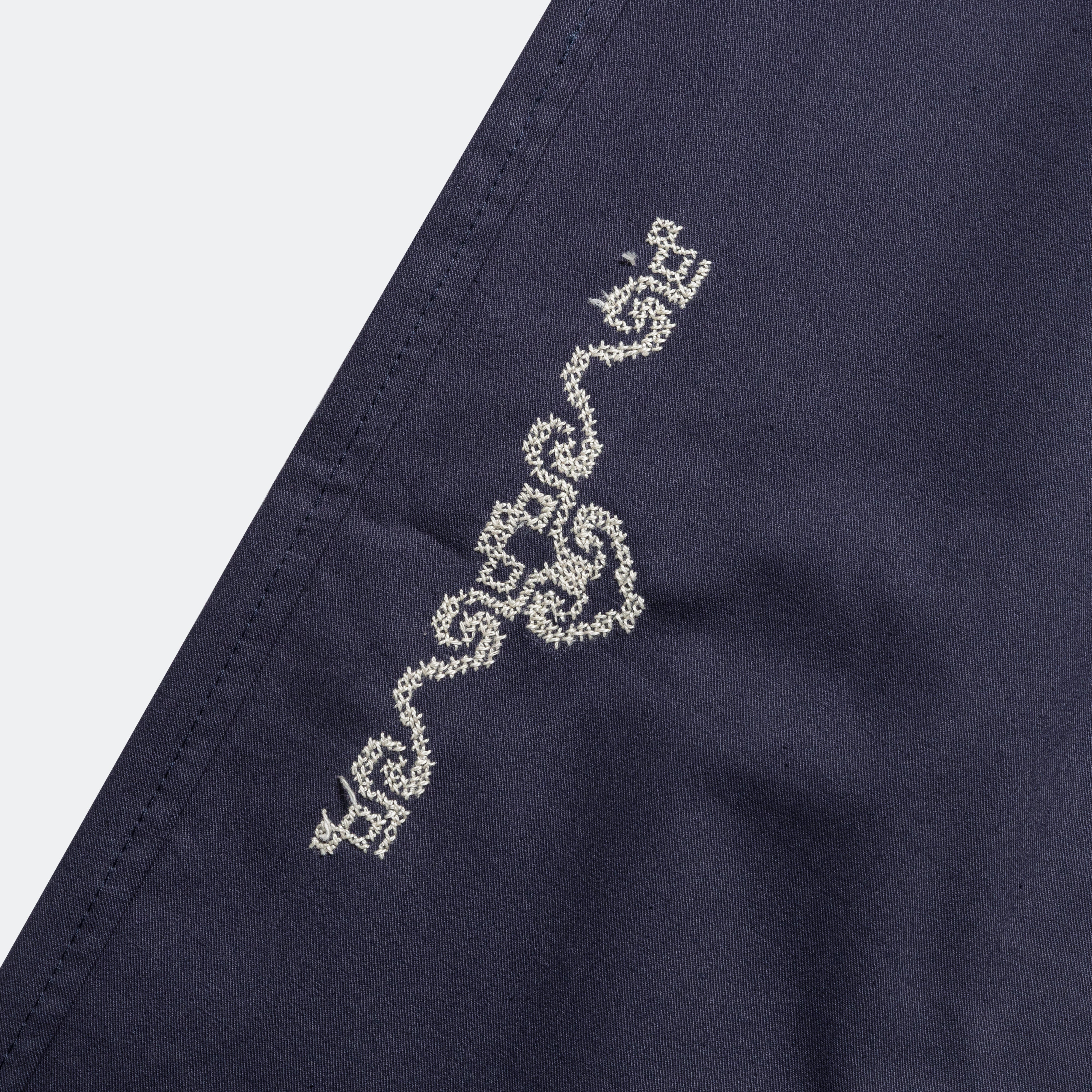 Barwaz Maskor Cotton Drill Trousers - Navy