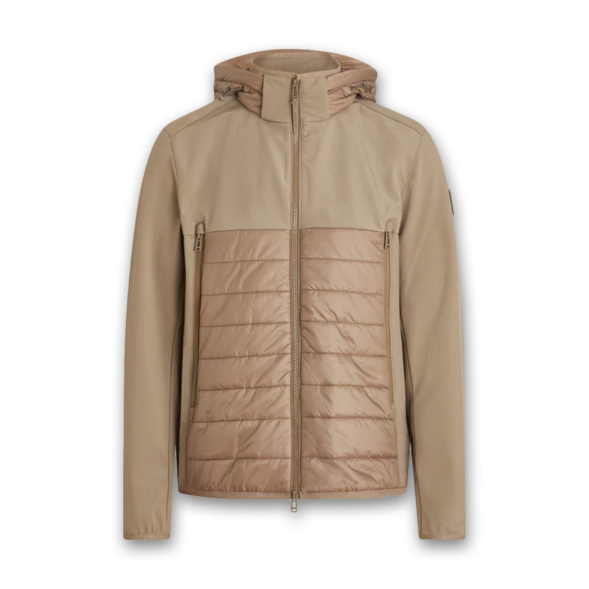 Belstaff - Boundary Soft Shell Hybrid Jacket in Fossil