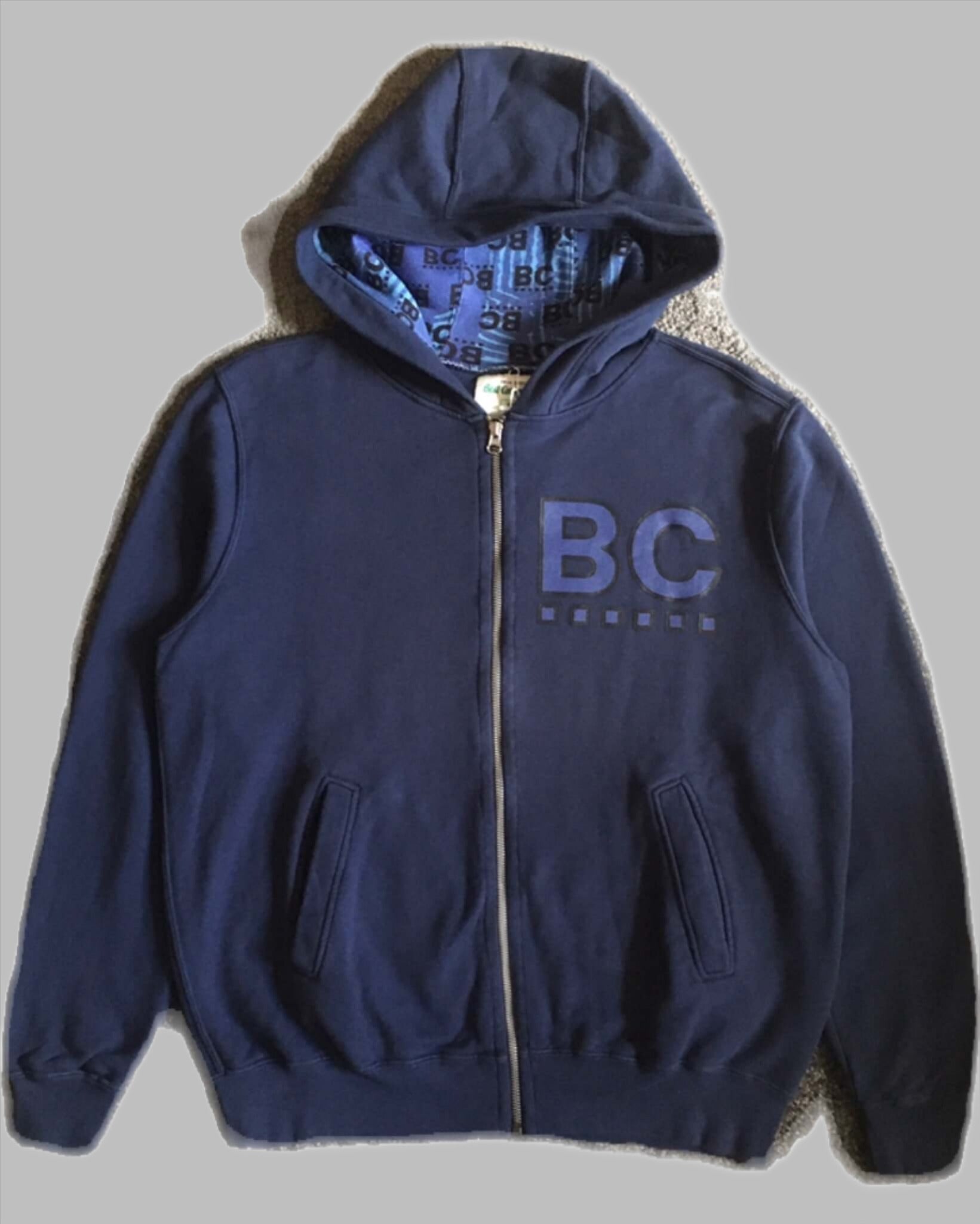 Best Company BC Zip Through Hoodie Navy