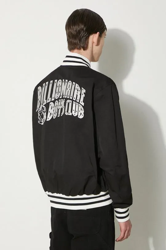 Billionaire Boys Club bomber jacket Arch Logo Lightweight Varsity men’s black color B24201