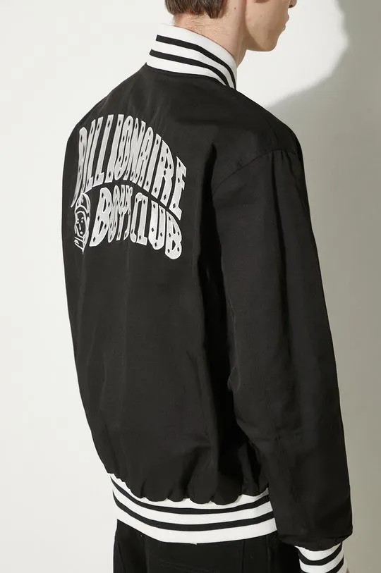 Billionaire Boys Club bomber jacket Arch Logo Lightweight Varsity men’s black color B24201