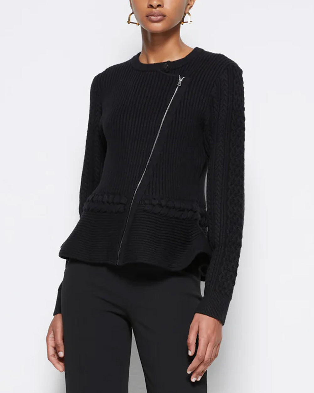 Black Andi Peplum Jacket