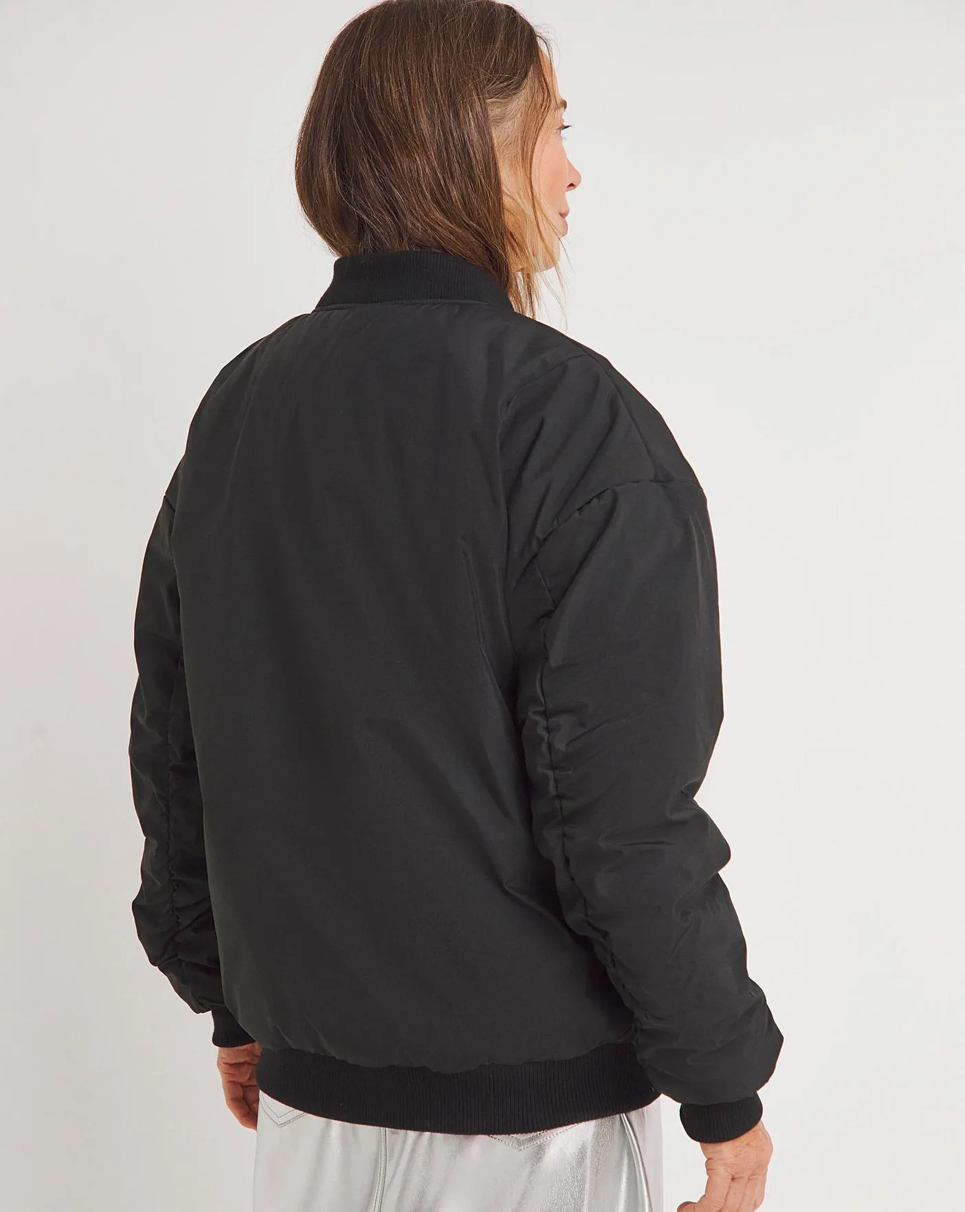 Black Classic Bomber Jacket