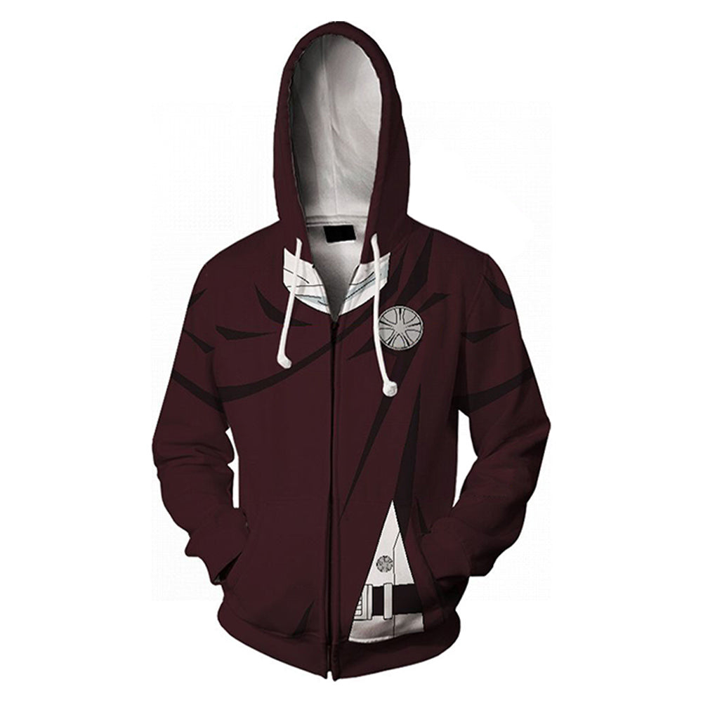 Bleach Yhwach Cosplay Hoodie 3D Printed Hooded Sweatshirt Men Women Casual Streetwear Pullover Zip Up Jacket Coat