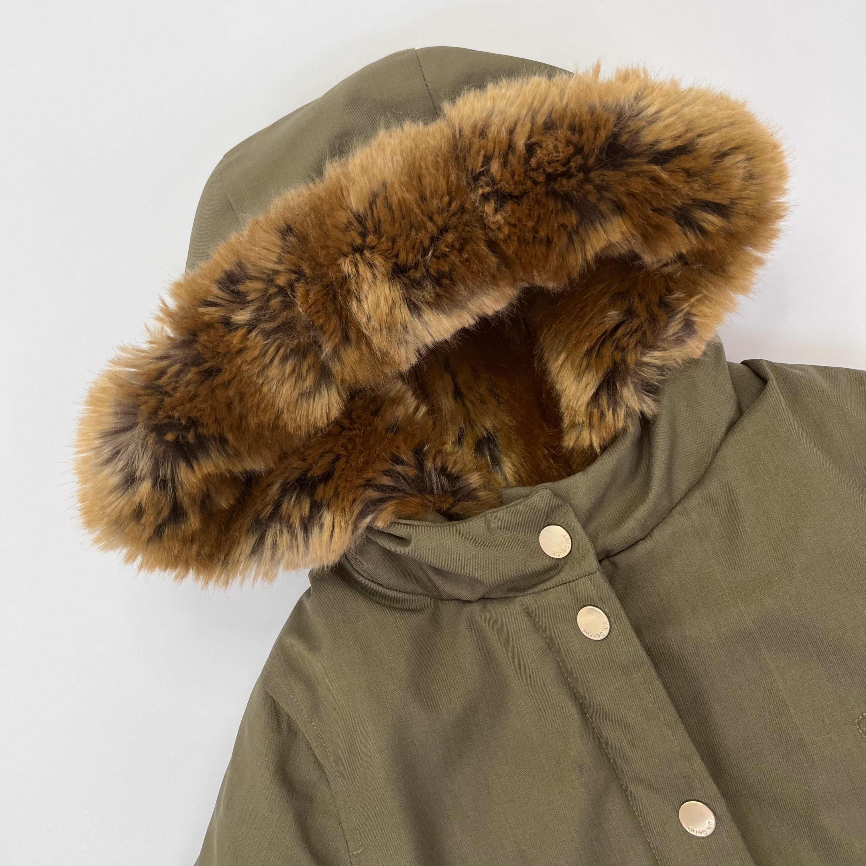 Bonpoint Khaki Parka Coat: 6 Years