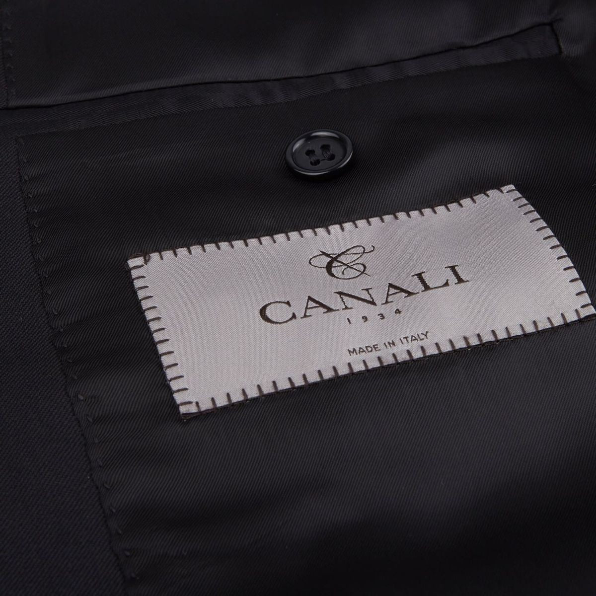 Canali Siena Contemporary Black Suit