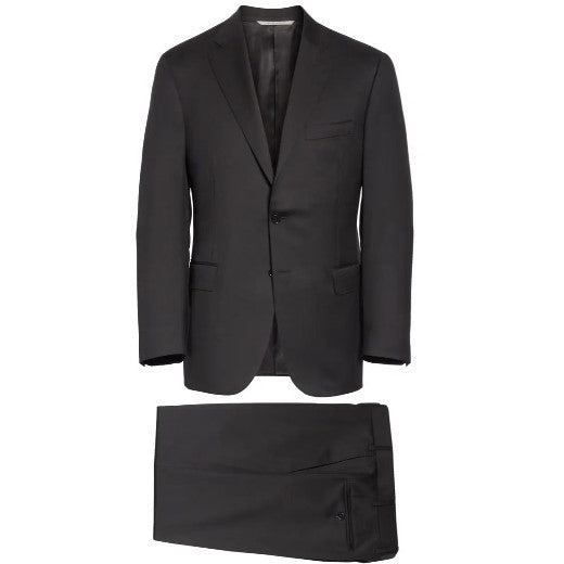 Canali Siena Contemporary Black Suit