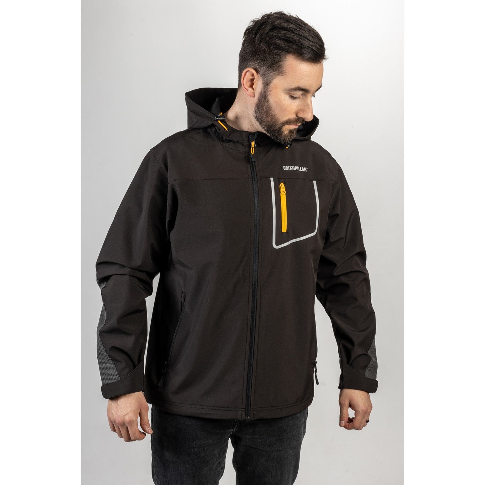 Capstone Hooded Soft Shell Jacket  Black