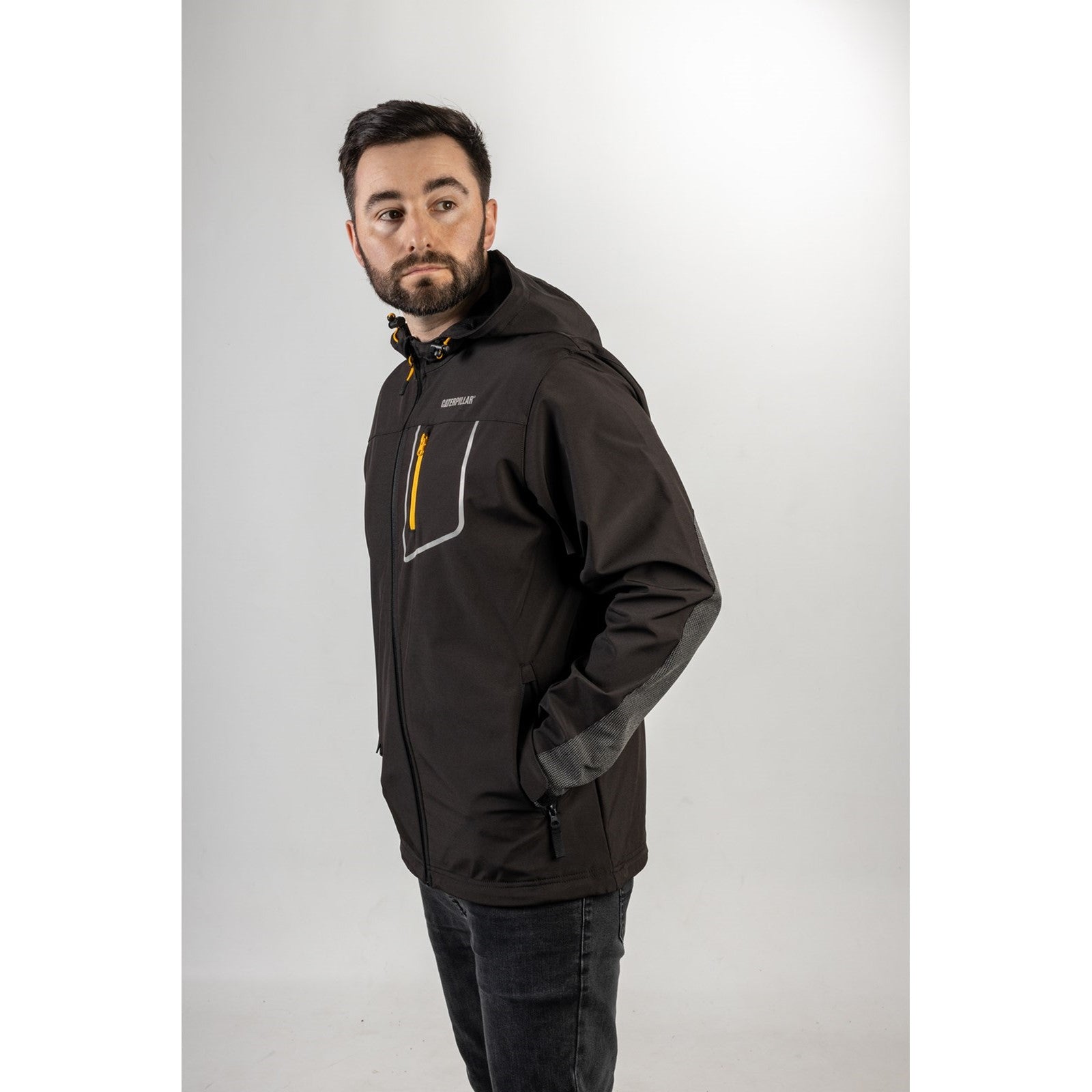 Capstone Hooded Soft Shell Jacket  Black