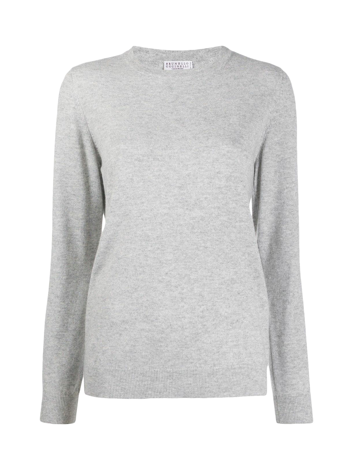 Cashmere sweater with monili