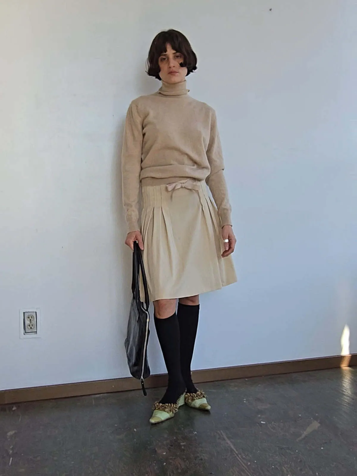 Cashmere Turtleneck - Oat