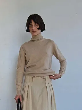 Cashmere Turtleneck - Oat