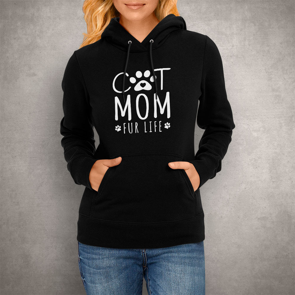 Cat Mom Fur Life Hoodie