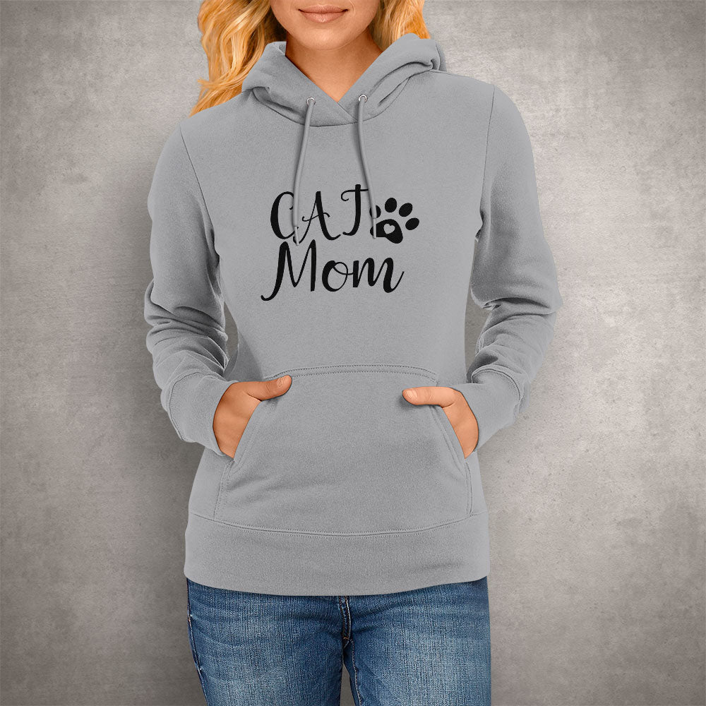 Cat Mom Paw Hoodie