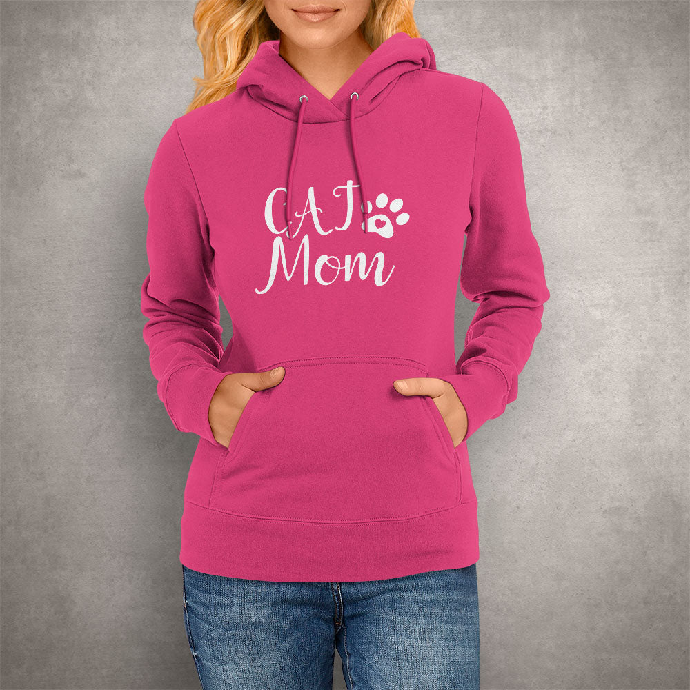 Cat Mom Paw Hoodie