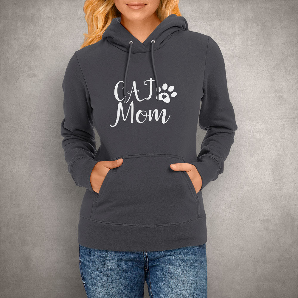 Cat Mom Paw Hoodie