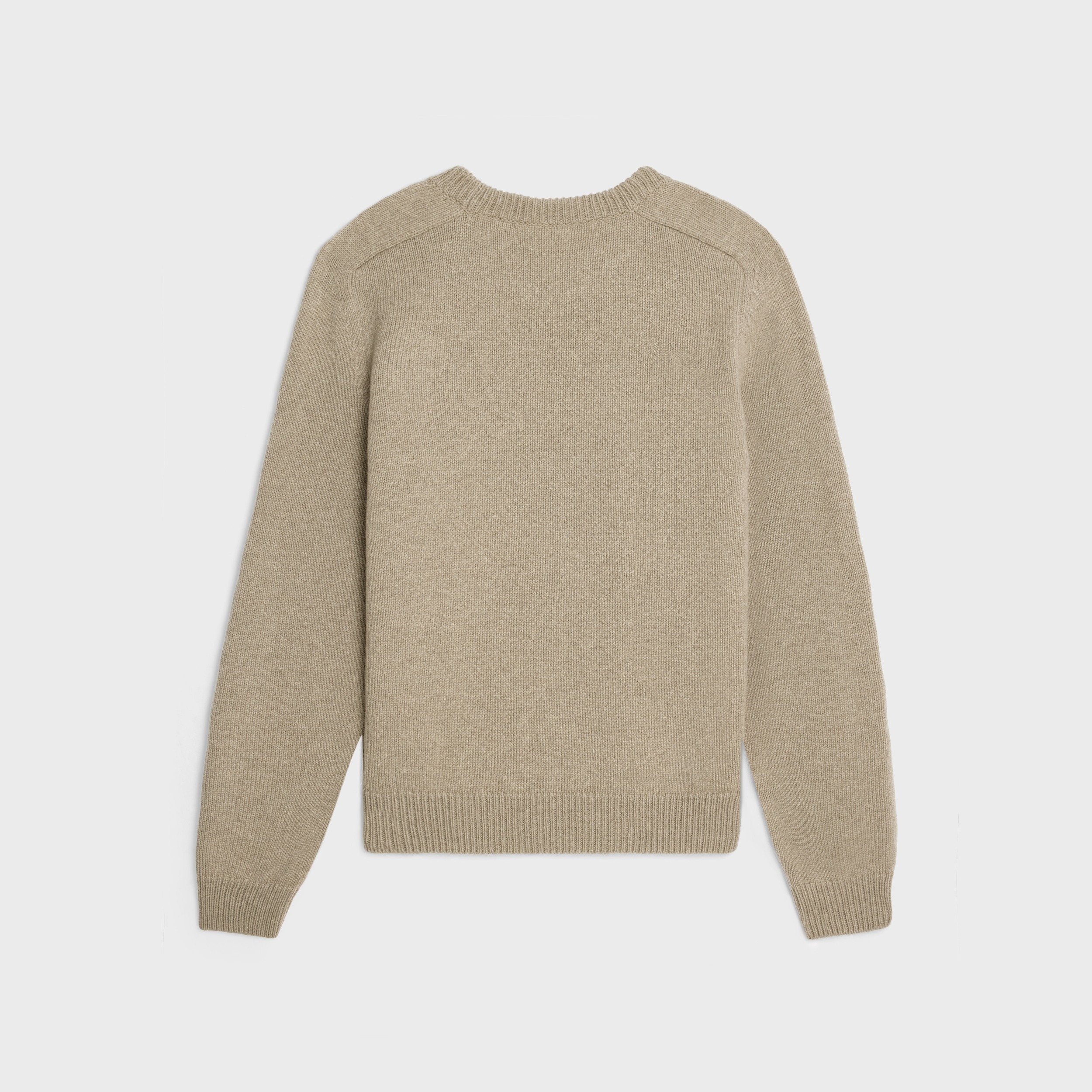 CELINE  |TRIOMPHE CREW NECK SWEATER IN WOOL CASHMERE 2AC85048T.03SD