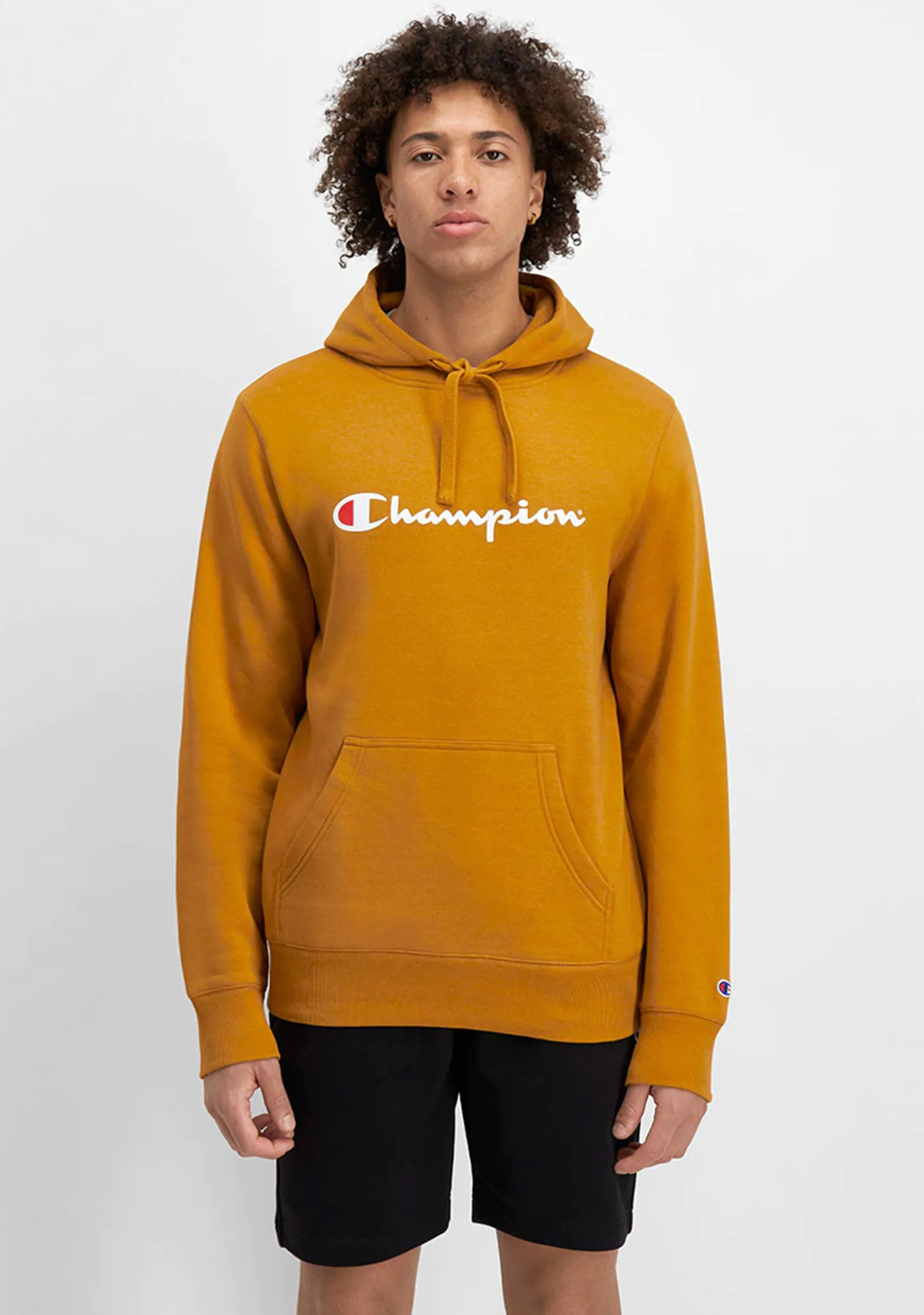 Champion Mens Script Hoodie Miss Honey <br> AY79N XPJ