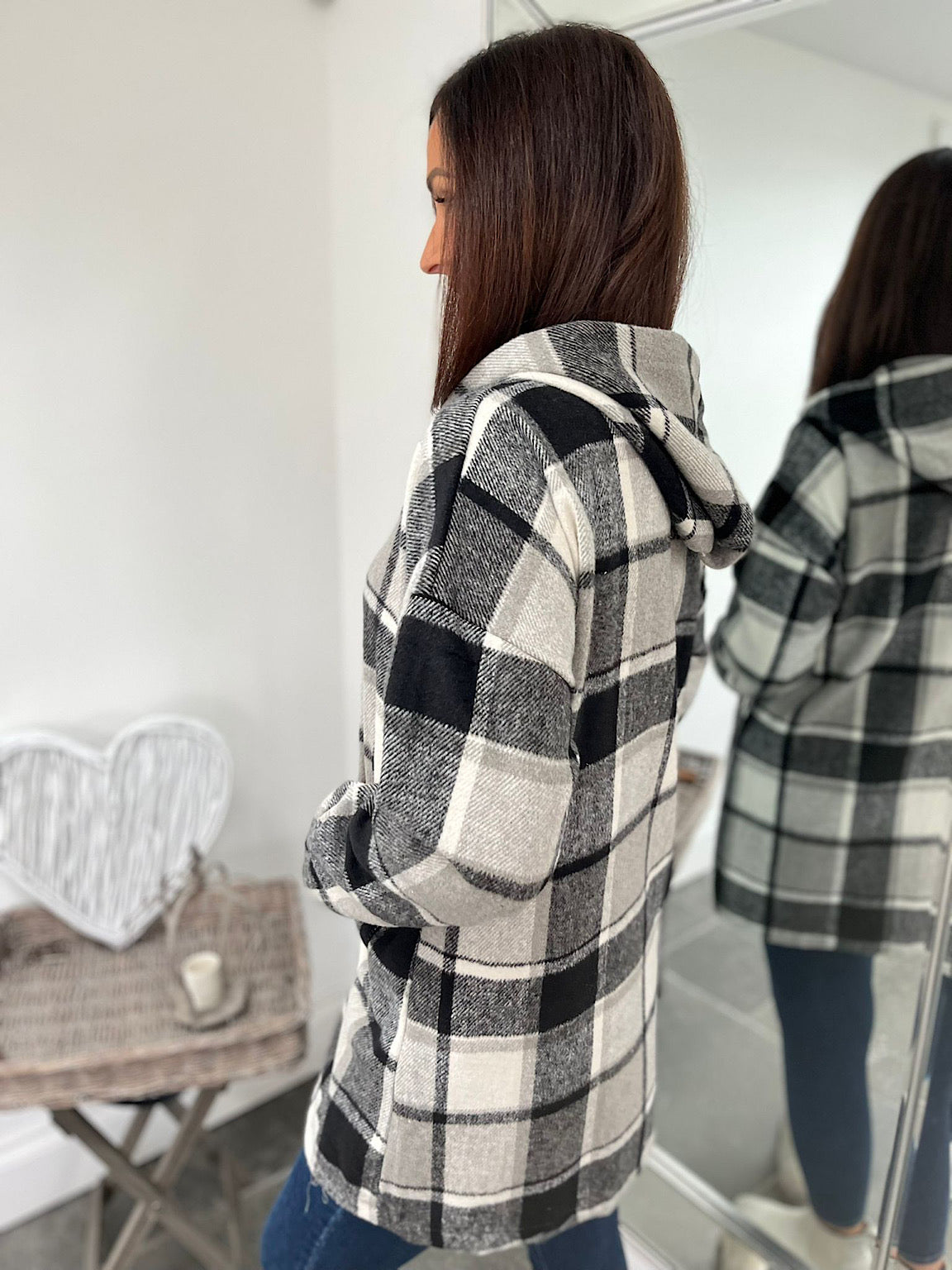 Checked Zip Jacket Chelsea