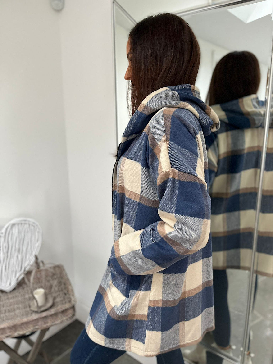 Checked Zip Jacket Chelsea