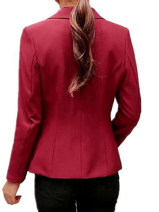 Classic Black Office Blazer for Women