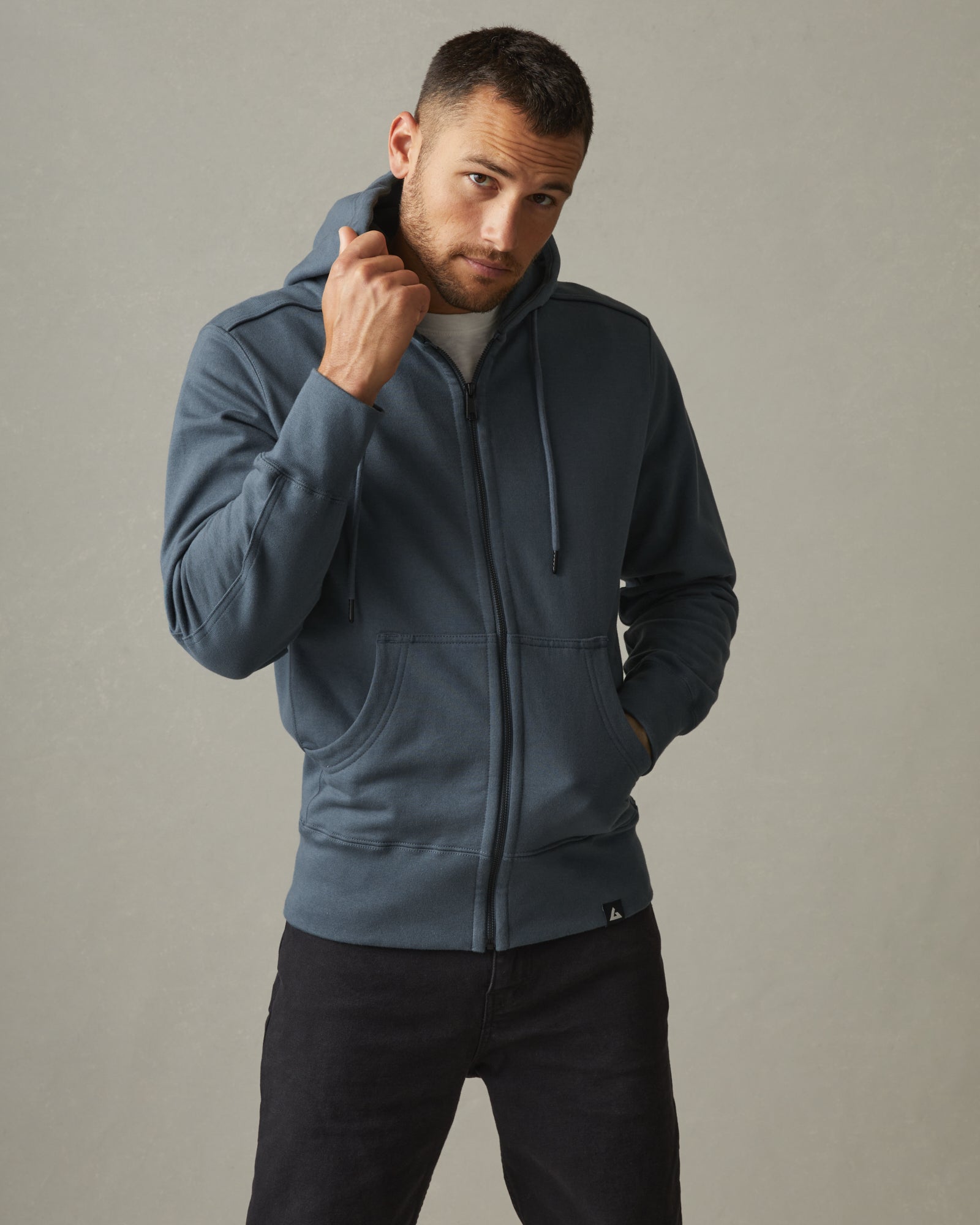 Classic Full Zip - Vintage Indigo