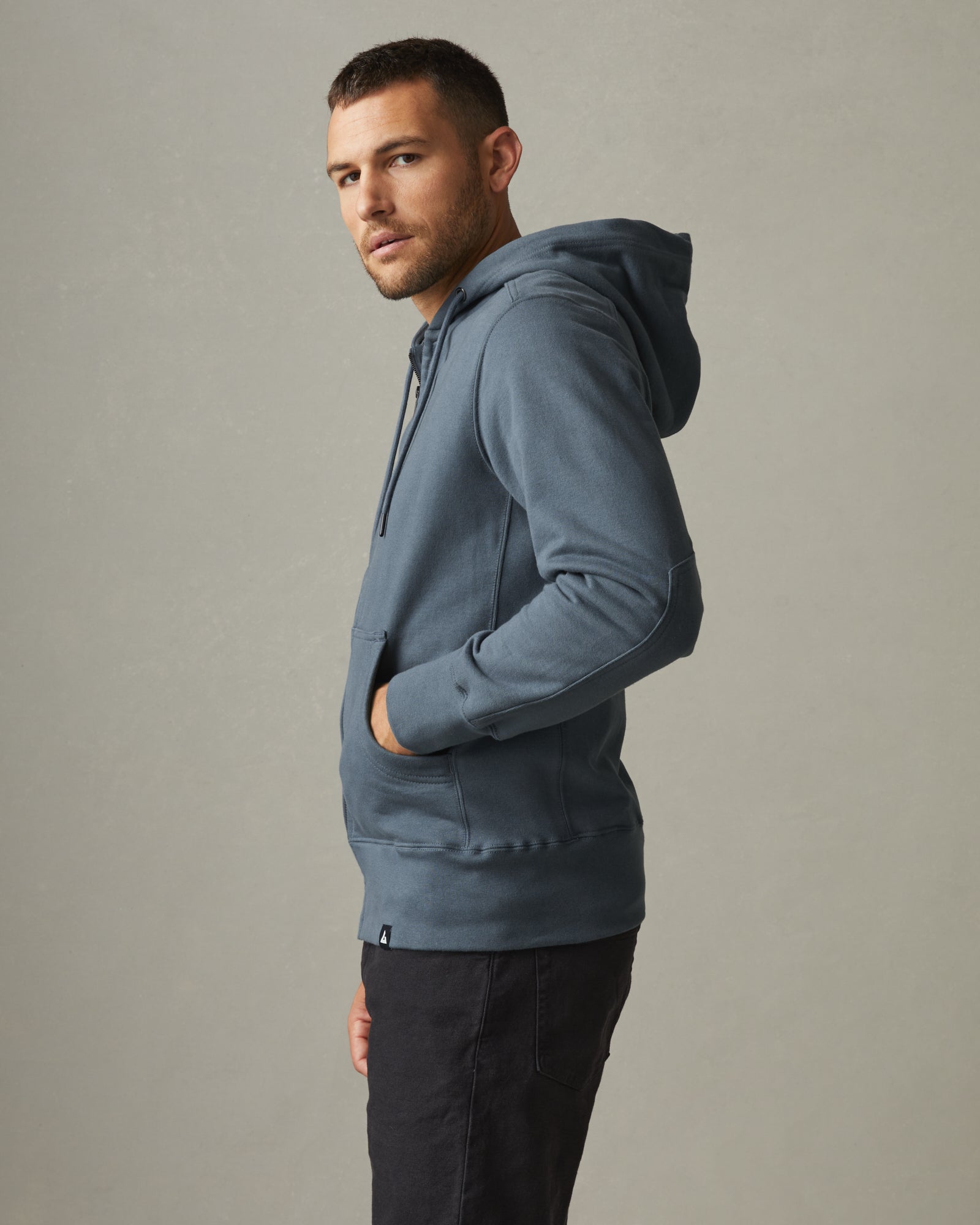 Classic Full Zip - Vintage Indigo