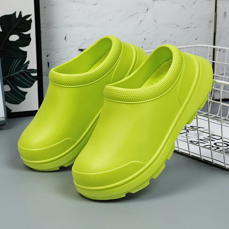 Clogs Outdoor Waterproof Non-slip Work Shoes Oil-proof