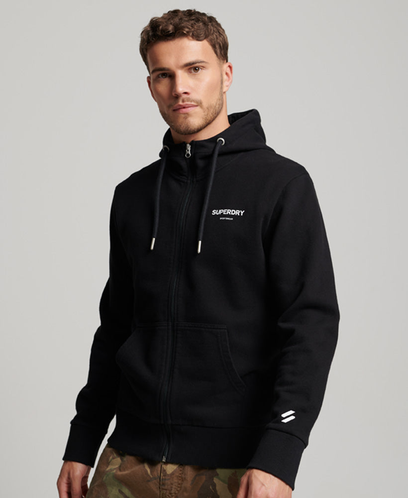 Code Core Sport Zip Hoodie | Black