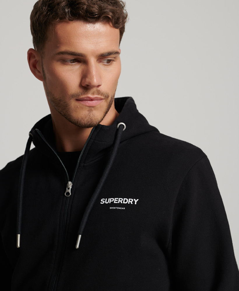 Code Core Sport Zip Hoodie | Black