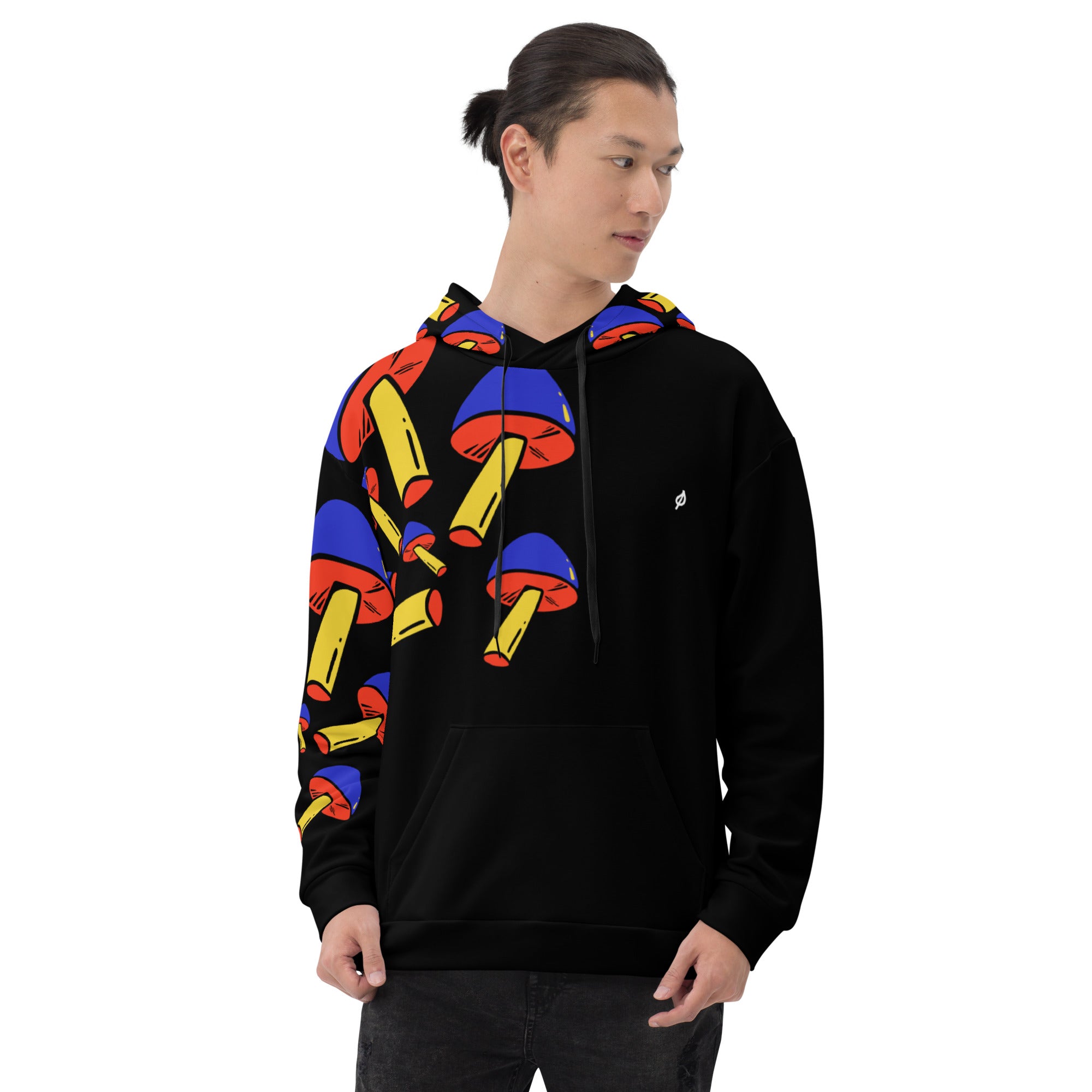 Colorful Mushroom Recycled Hoodie