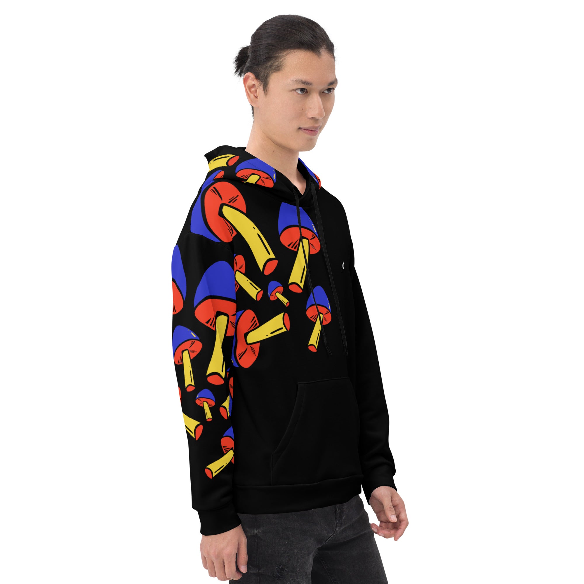 Colorful Mushroom Recycled Hoodie