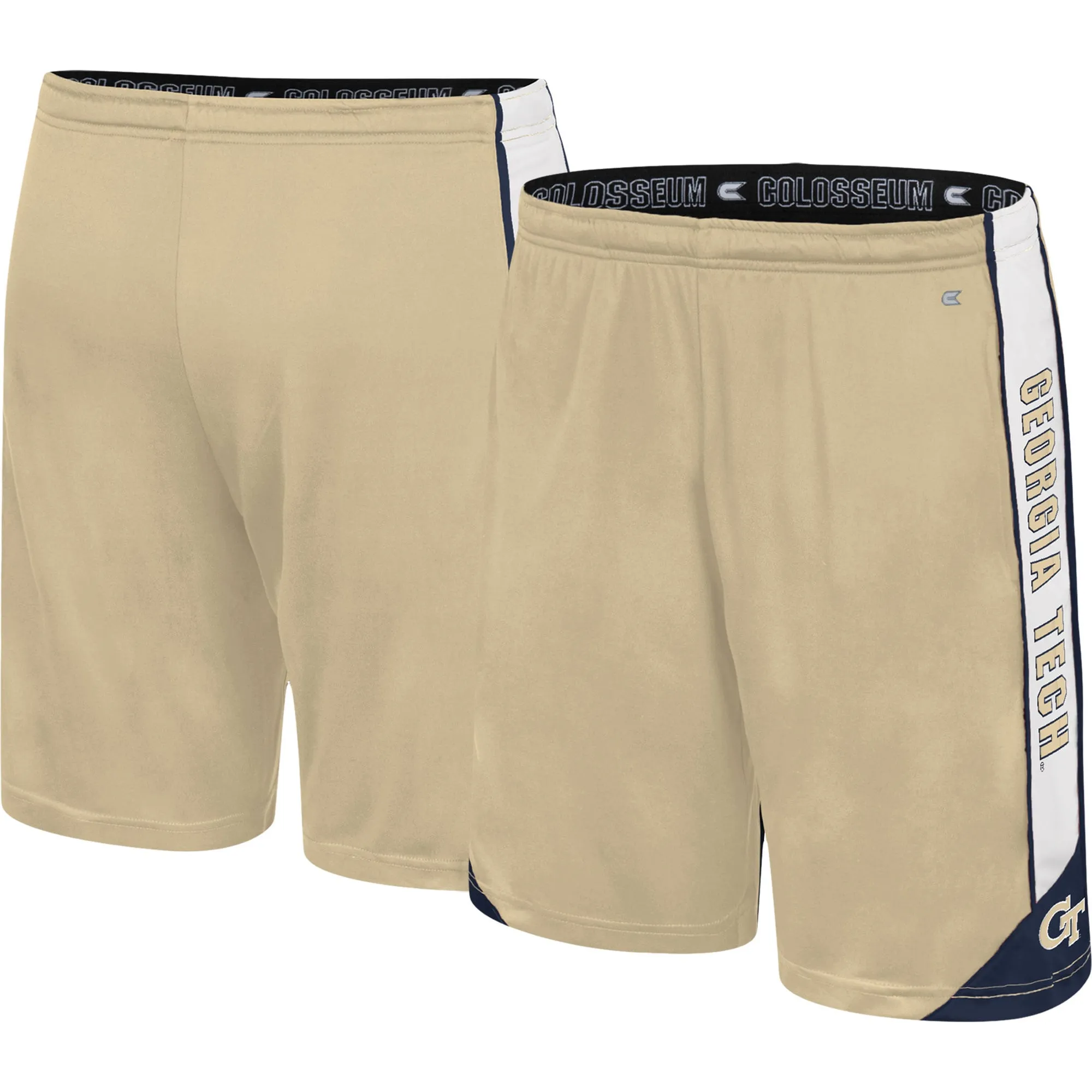 Colosseum Georgia Tech Yellow Jackets Gold Haller Shorts